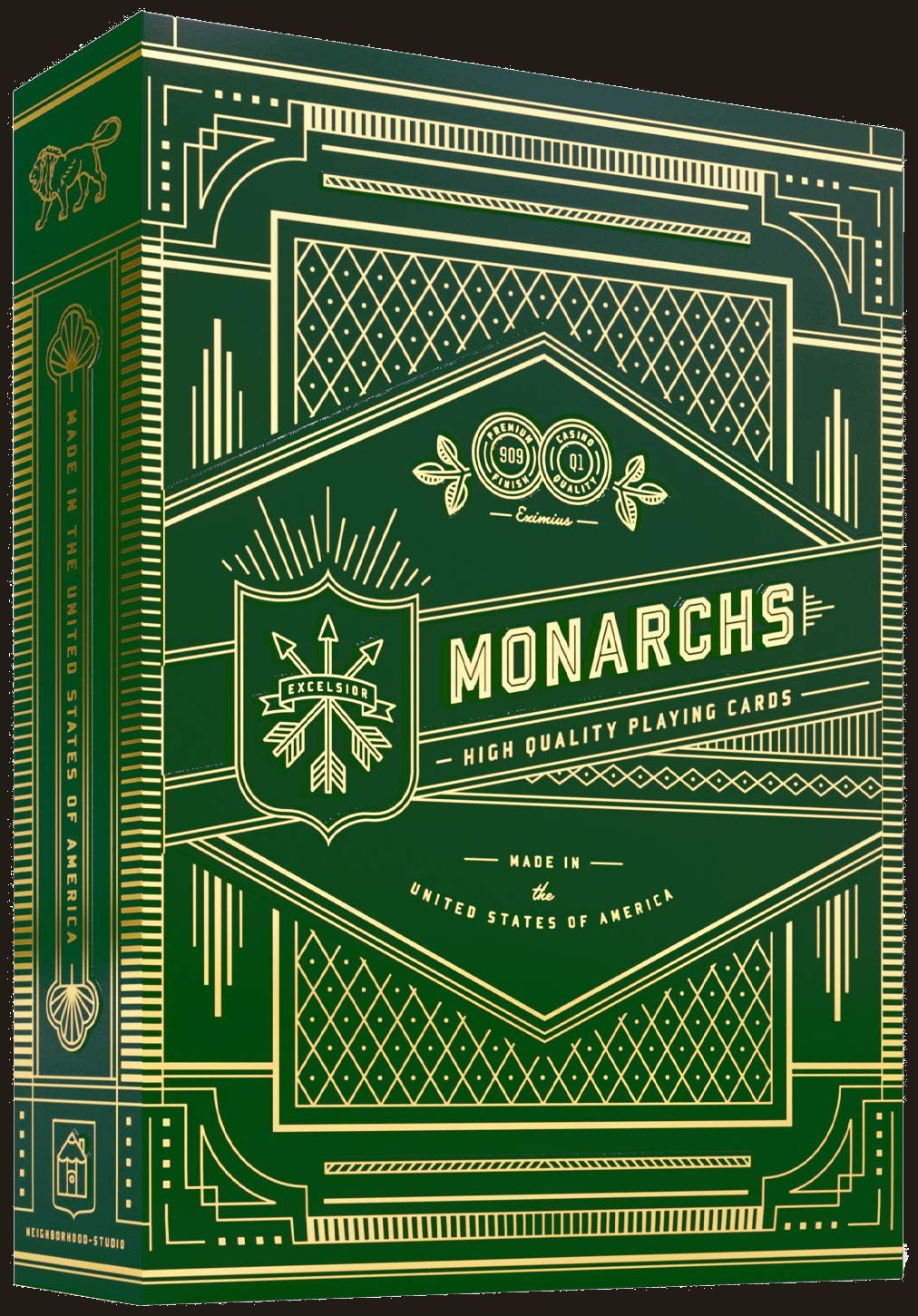 Monarch Playing Cards - Green