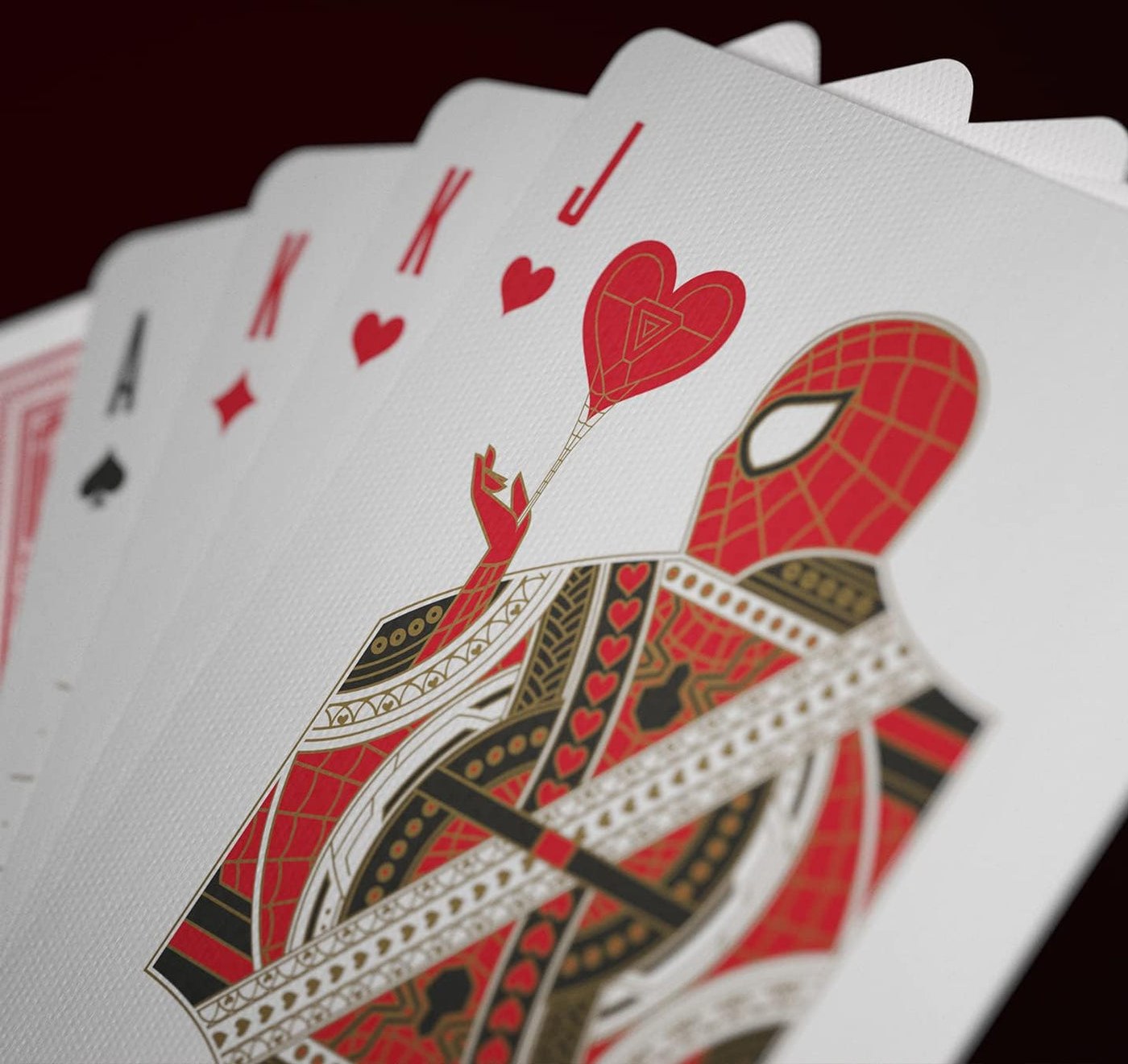 theory11 Avengers Red Edition Premium Playing Cards - Marvel Studios' The Infinity Saga Deck