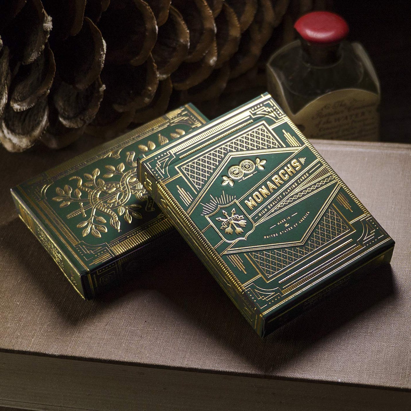 Monarch Playing Cards - Green